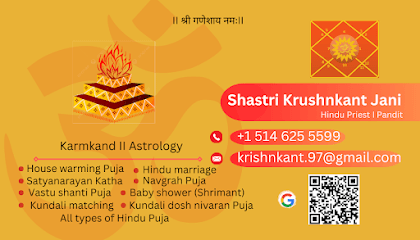 Pandit Krushnkant Jani, Hindu Priest